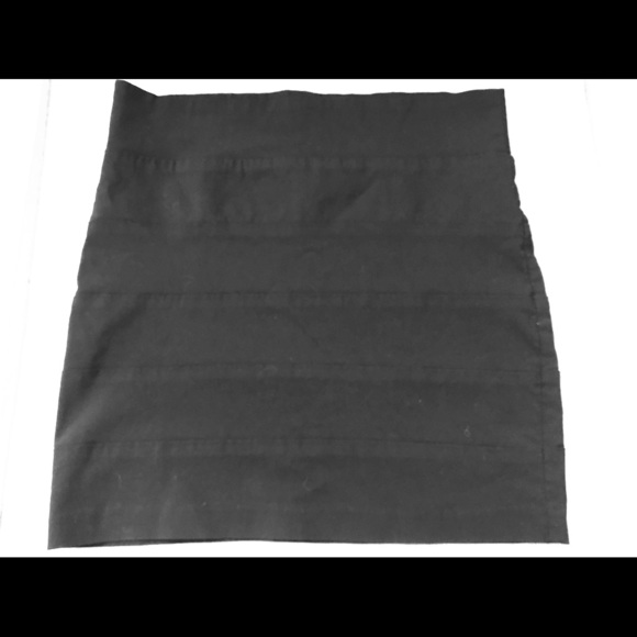 mandee Dresses & Skirts - Black stripe mini skirt